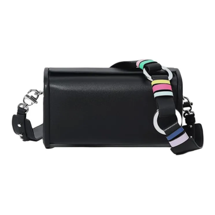 SHIZIYOUA Сумка через плечо из коровьей кожи сумка на плечо обычная унисекс черная