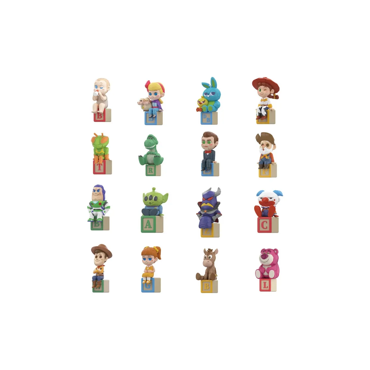 Miniso Toy Story Disney Commemorative Edition Летающие шашки Слепые коробки Один Mystery Коробка Целая коробка 16 шт