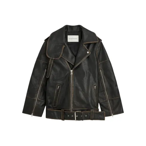 By Malene Birger Черные Женские Кожаные Куртки