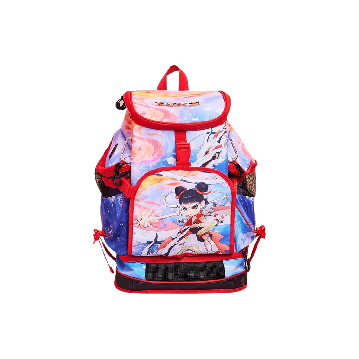 ZOKE Ткань Рюкзак Унисекс Красный