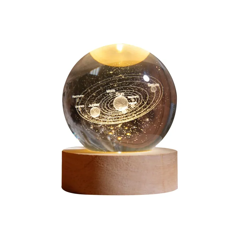 Happy Fish Звездное Небо Luminous Стекло Мяч Sun Galaxy Ночные Светильники Игрушки
