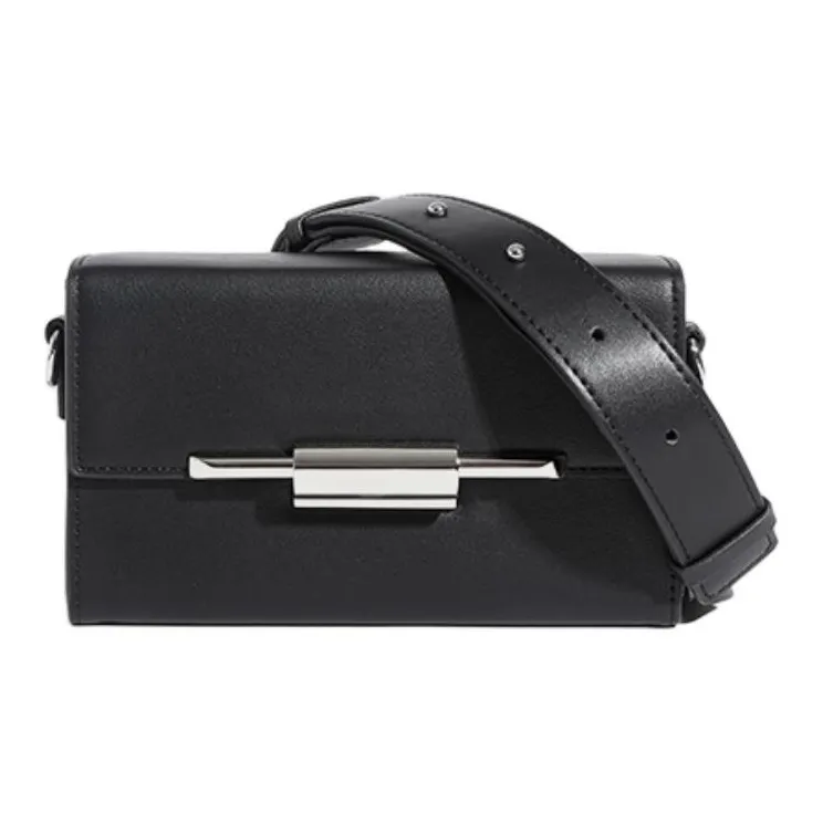 SHIZIYOUA Microfiber Leather Crossbody Bag Regular Men's Black SHIZIYOUA Микрофибра Кожа Сумка через плечо Стандартная Мужская Черная