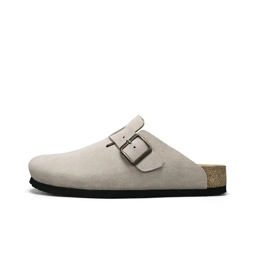 Kung Fu Partners Резиновая подошва Пробковая подошва Устойчивая к истиранию Домашние тапочки Женские