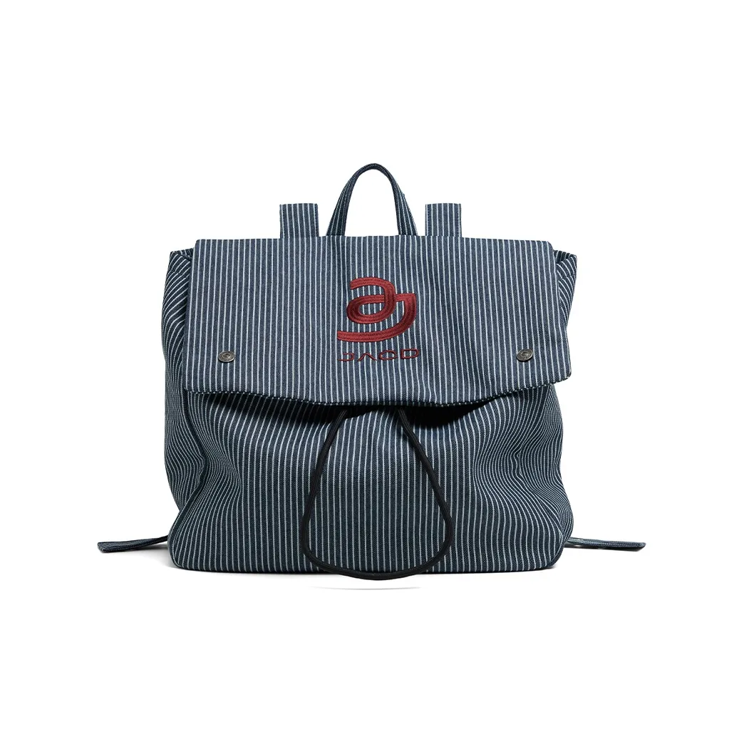 JACD Ткань Рюкзак Стандартный Женский Морской Синий