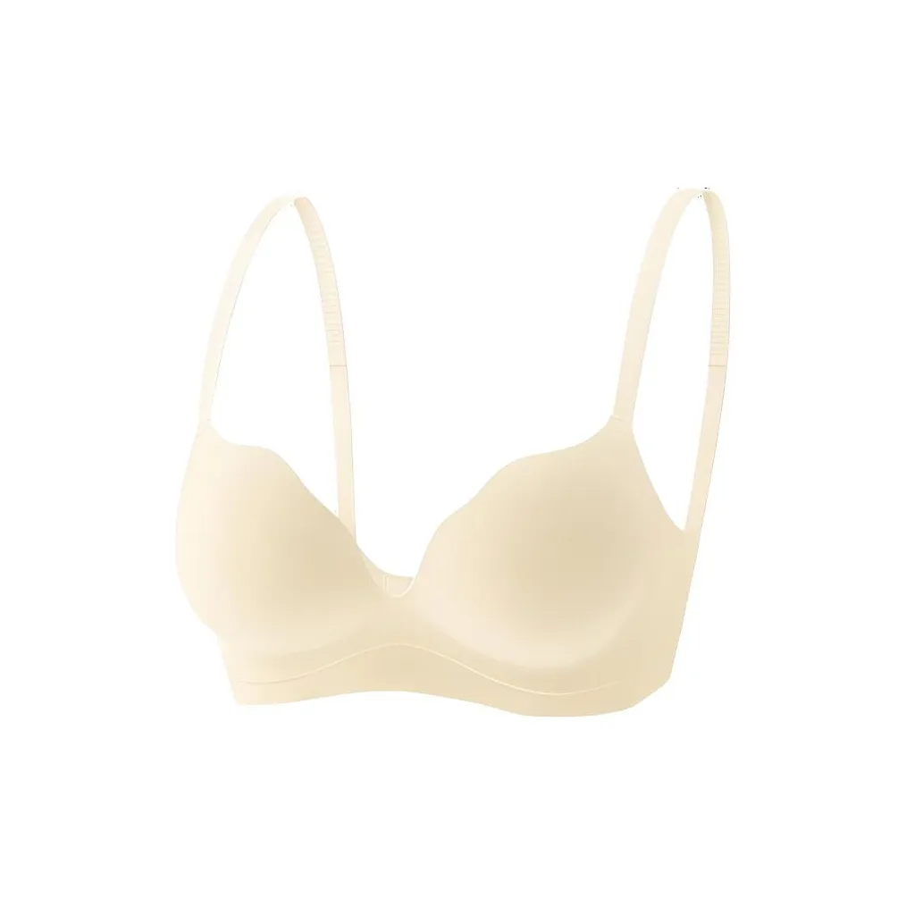 SecretWorld Бюстгальтер Invisible Wireless Breathable Underwire Free Minimalist Comfortable Women's