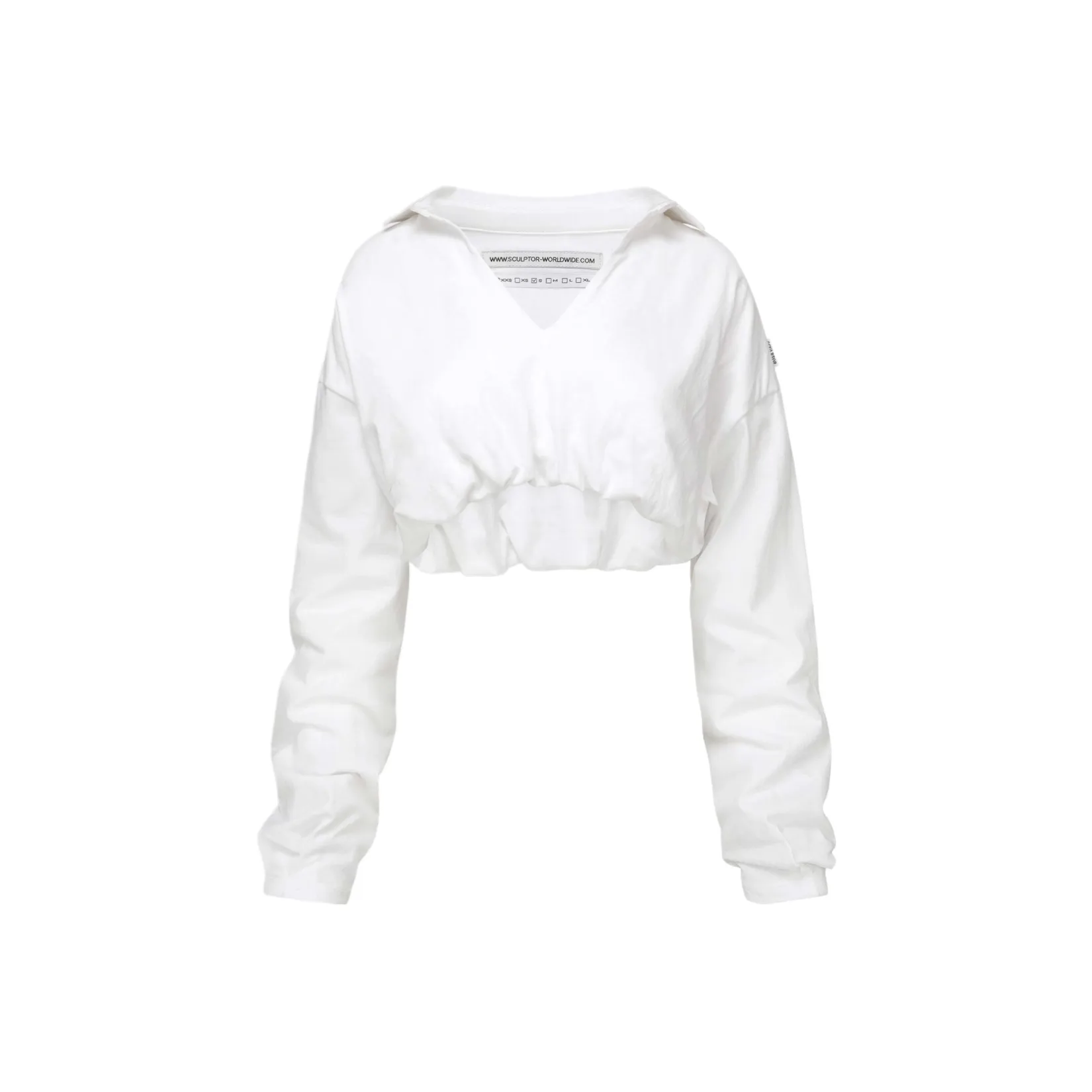 SCULPTOR Белый Женские Короткие Топы