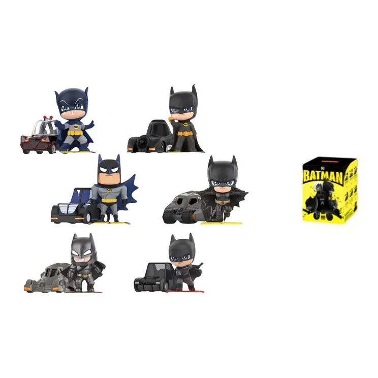 Коллекция POP MART Collaboration Edition DC Batman 85th Anniversary Слепые коробки Один Mystery Коробка Целая коробка 6 шт