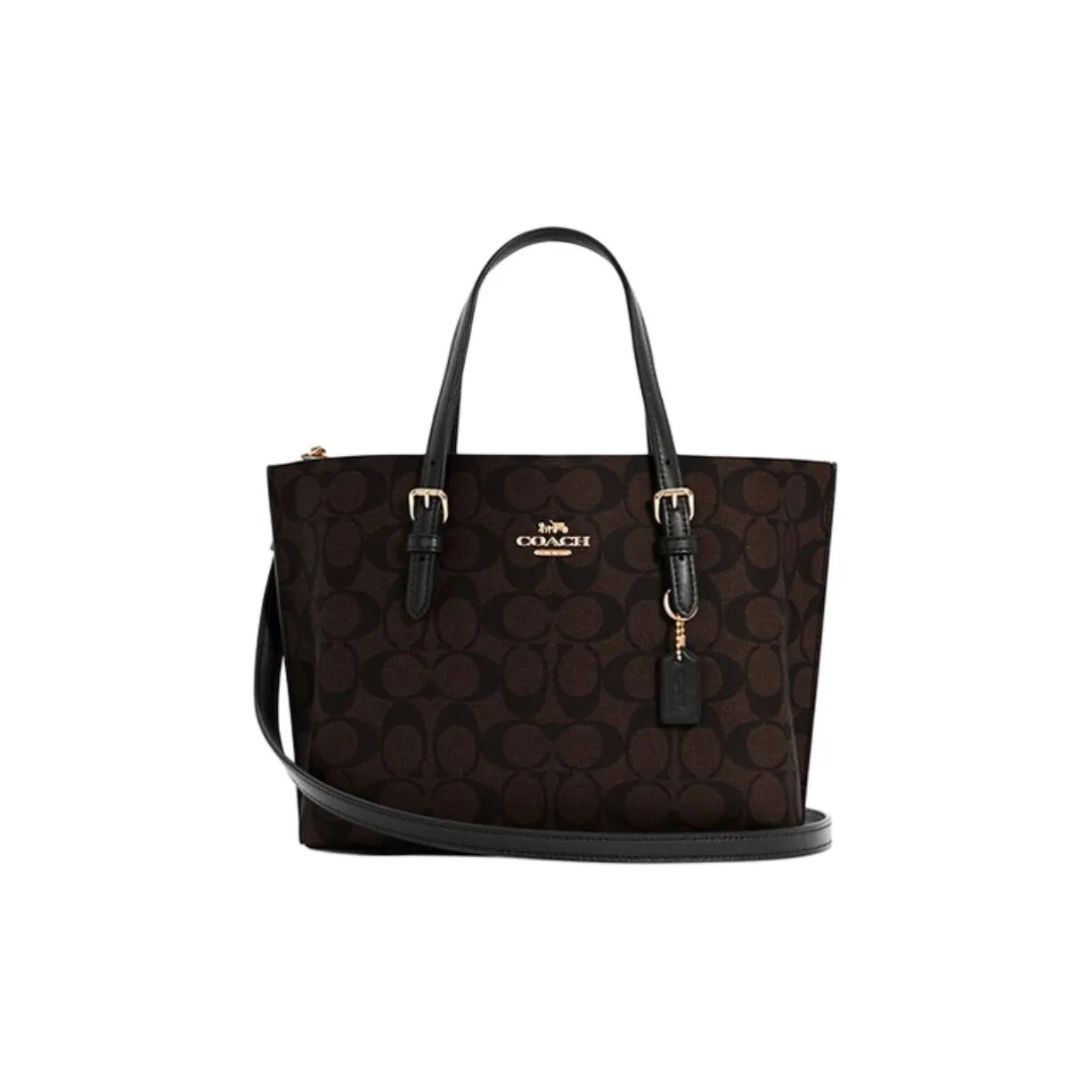 Coach C4250 PVC Shoulder Bag Beige