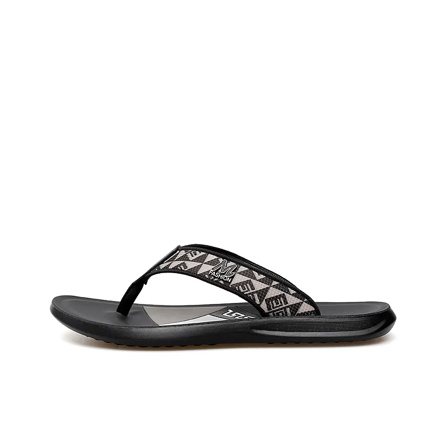 Kung Fu Partners Аbrasion Resistant Slip Resistant Шлепанцы Мужские Черные