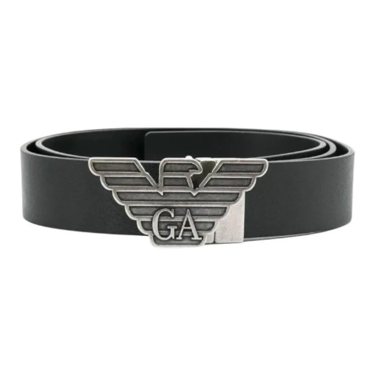 EMPORIO ARMANI Кожаные ремни Мужской Черный