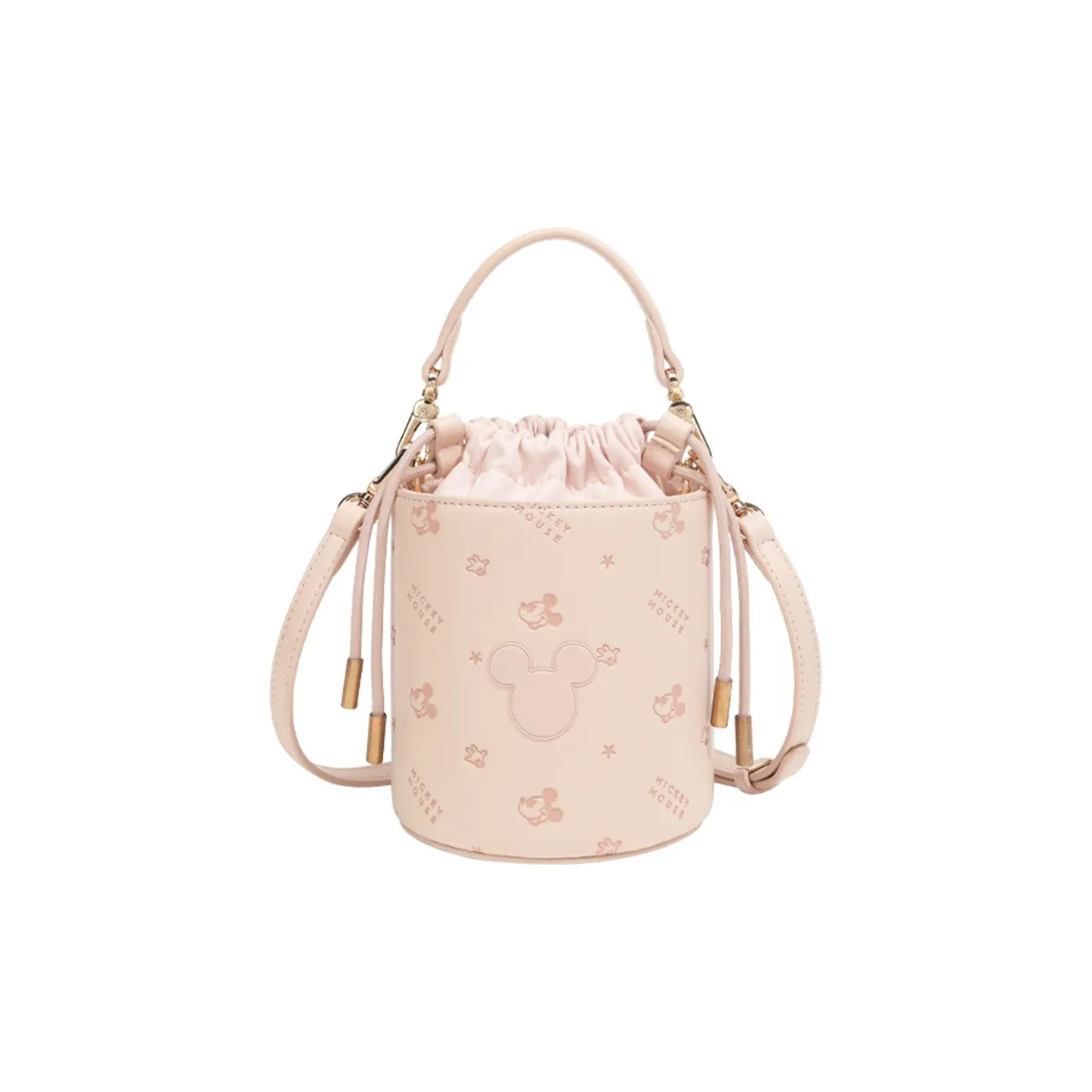 Disney Mickey Series ПУ (полиуретан) Ведрообразная сумка Сумка через плечо Сумка для женщин Многоцветная