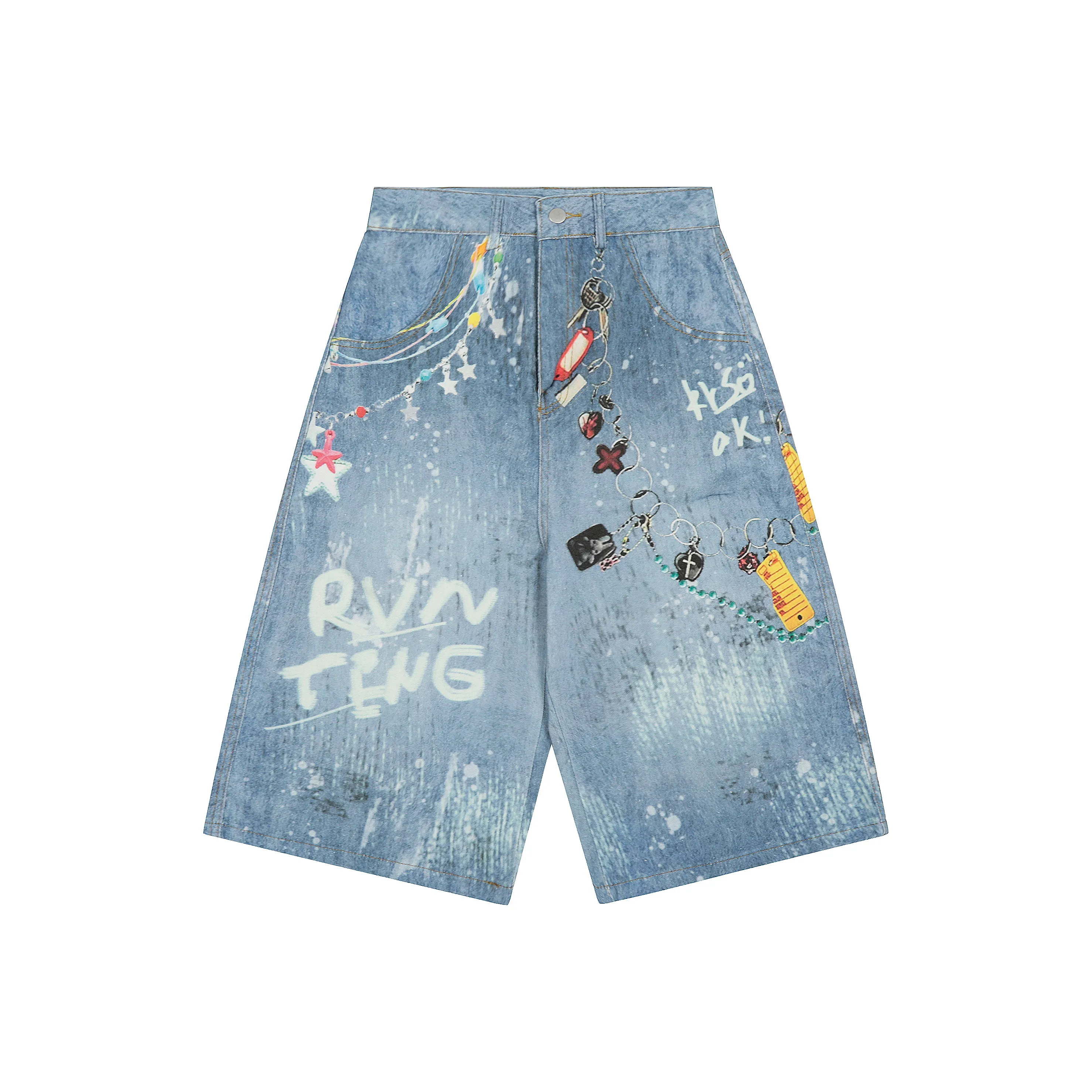 JASONWOOD Синие Унисекс Джинсовые Шорты