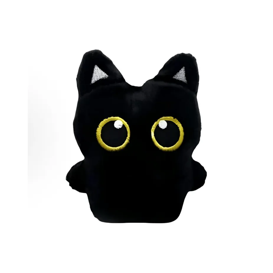 Yi Jia Ai Креативный Милый Черный Котенок Куклы Плюшевый Брелок 12,5 см Высота