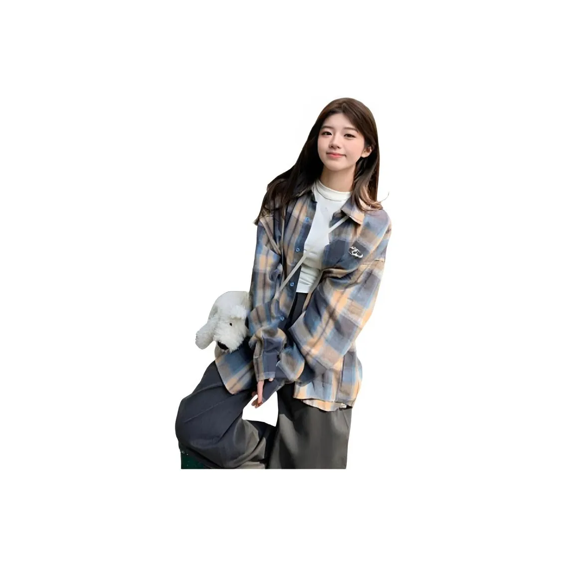 RDRE Синие Женские Рубашки