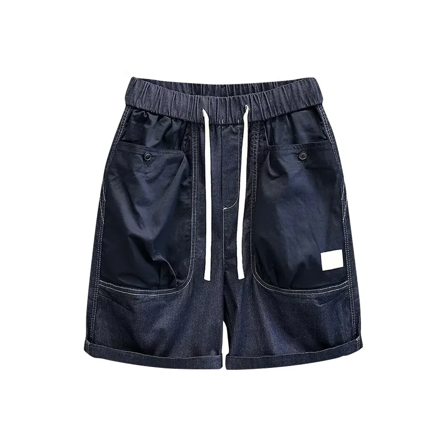 GEOGRE ALEX Blue Men's Denim Shorts GEOGRE ALEX Синий Мужские Джинсовые Шорты