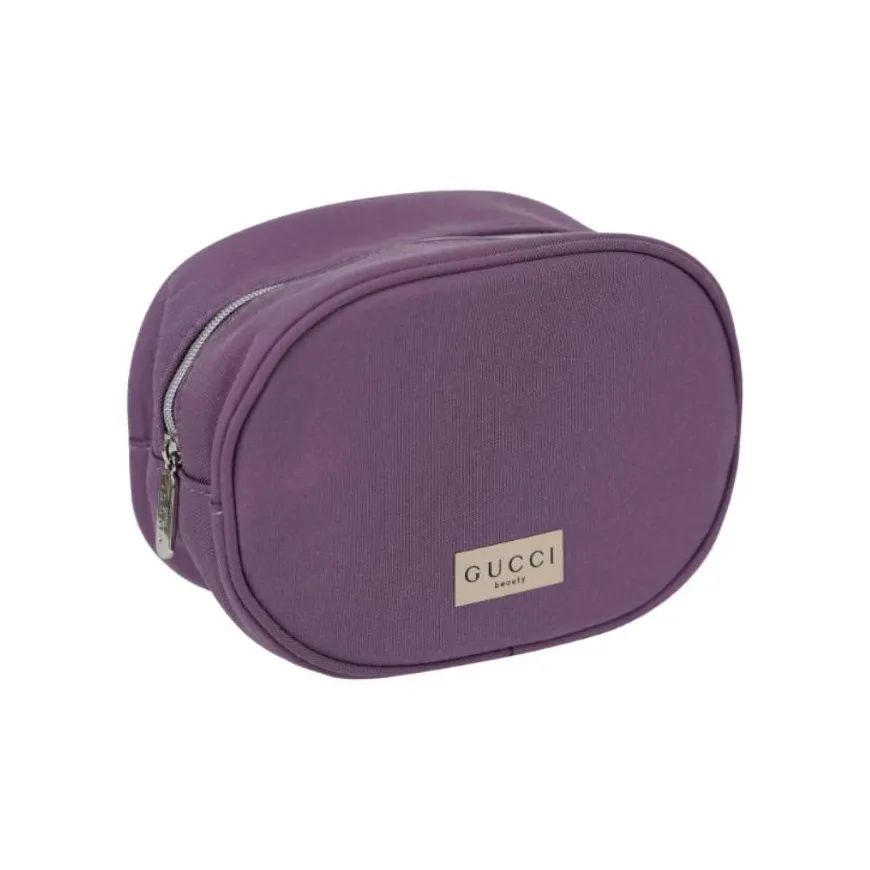 GUCCI Таро Фиолетовый Холст Ручной Работы Макияж Хранение Портативный