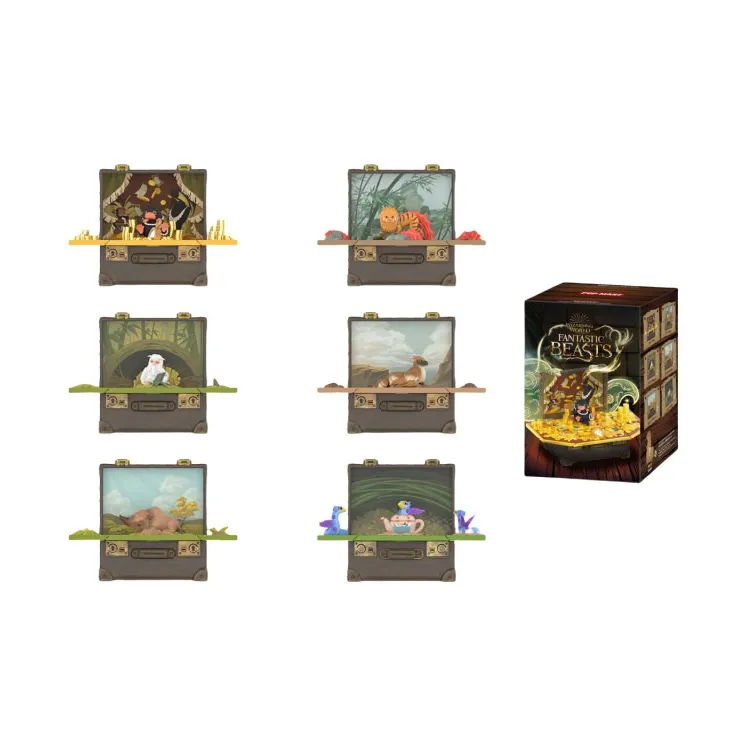 POP MART Fantastic Beasts Collection Фигурка Слепые коробки Один Mystery Коробка Целая коробка 6 шт