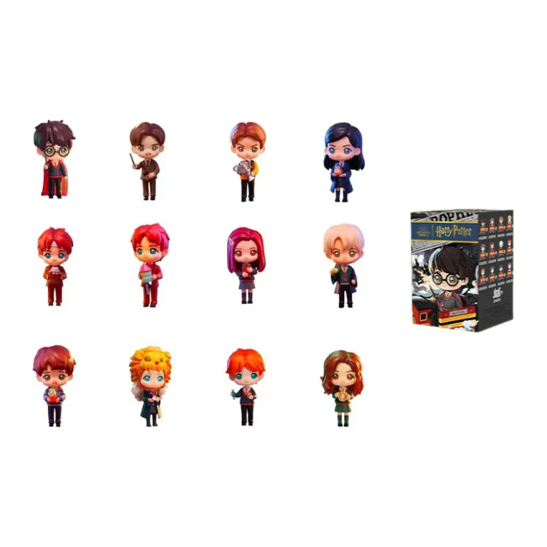 POP MART Harry Potter Characters Хогвартс Express Коллекция Слепые коробки Один Mystery Коробка Целая коробка 12 шт