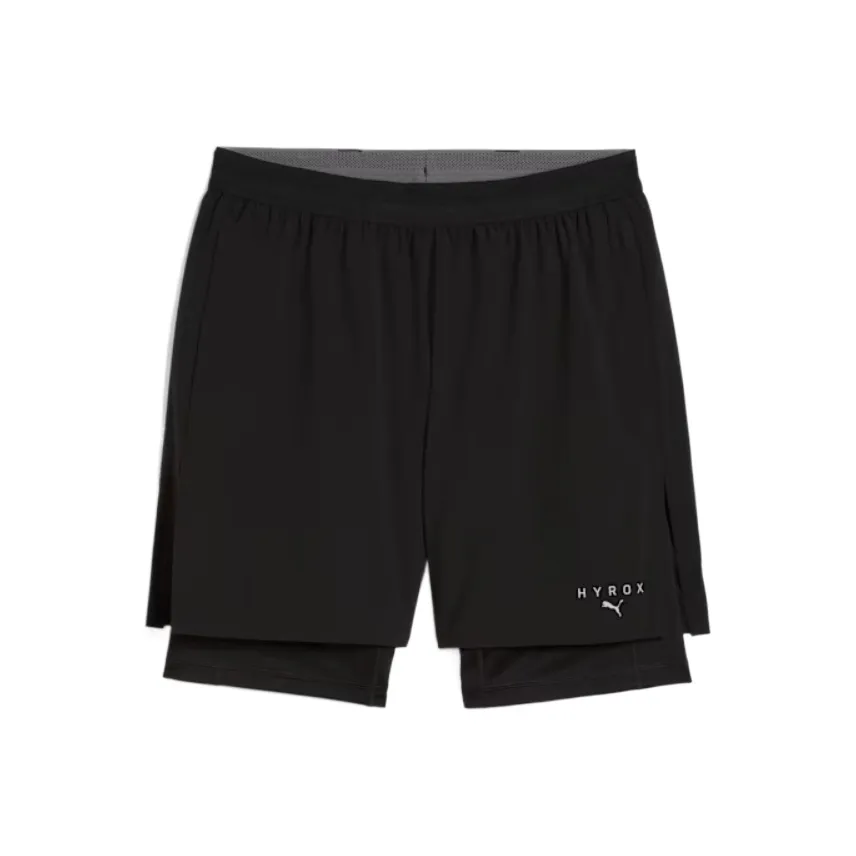 PUMA HYROX Мужские спортивные шорты черного цвета
