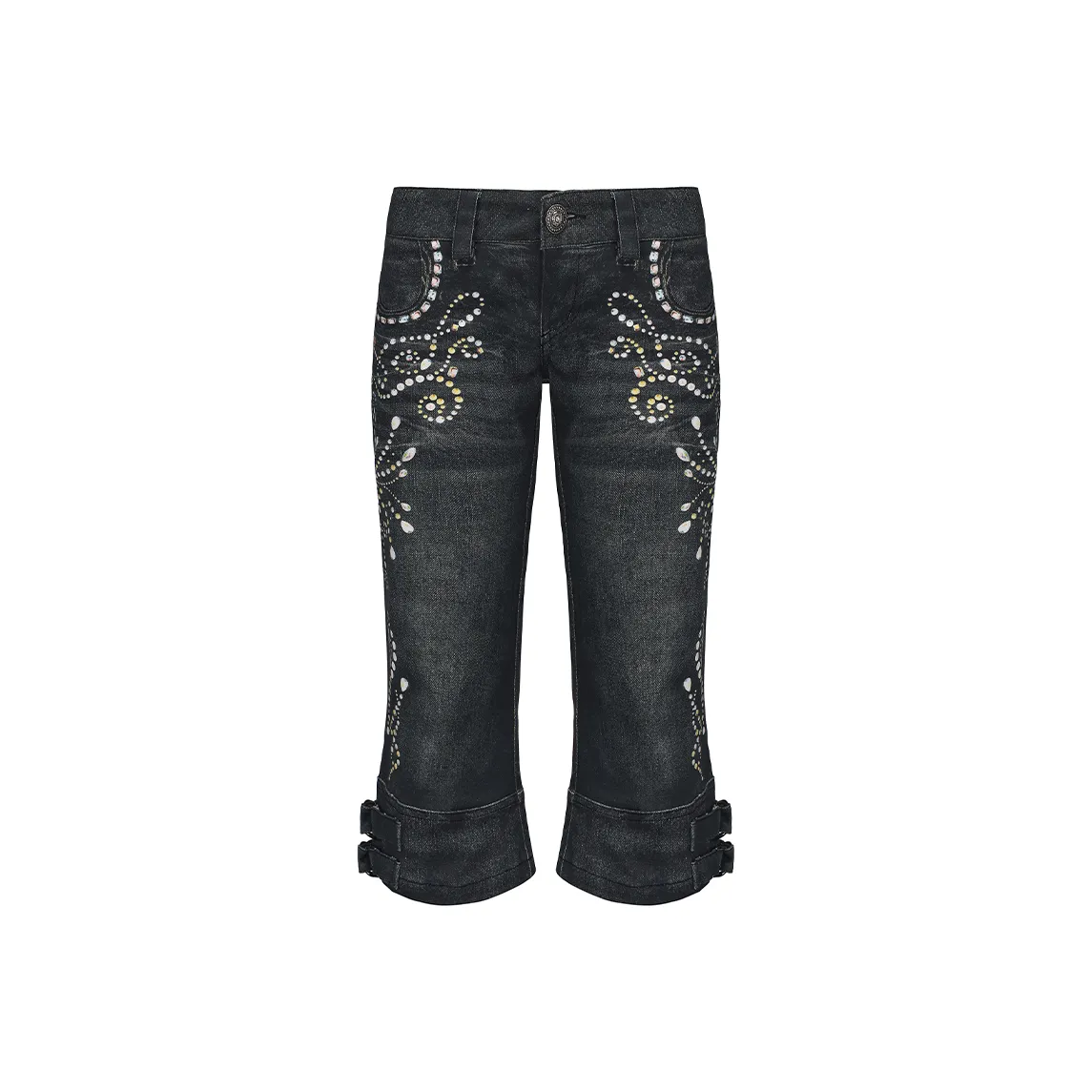 DND4DES Темно-синие женские джинсовые шорты