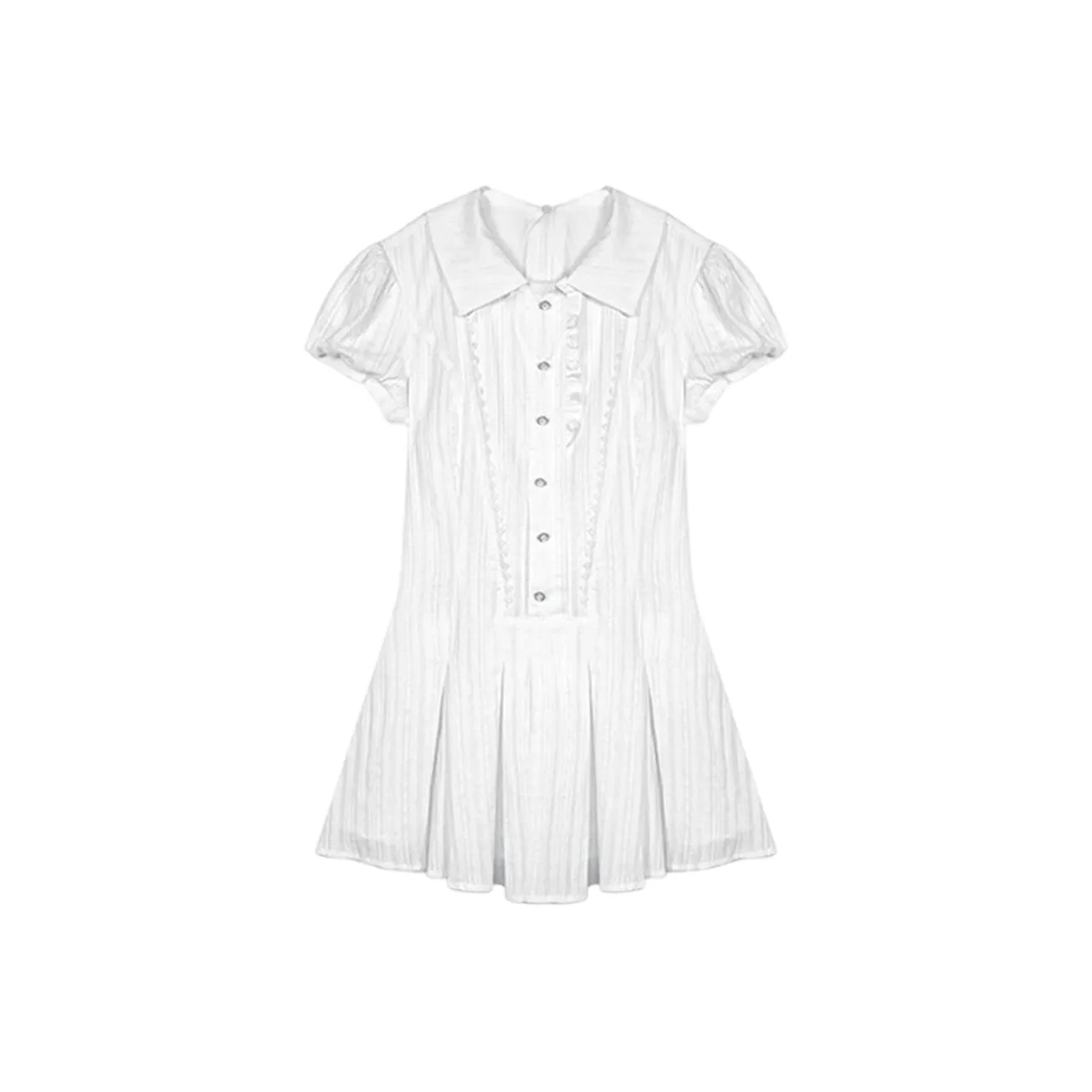 GRAYISMOON Короткое платье с короткими рукавами женское