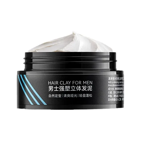 JIANMEICHUANGYAN Мужской Strong Hold 3D-эффект Волосы Глина Hydrating Стайлинг с Длинным Сияющим 3D-эффектом
