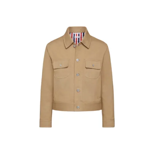 THOM BROWNE Желтые Мужские Куртки