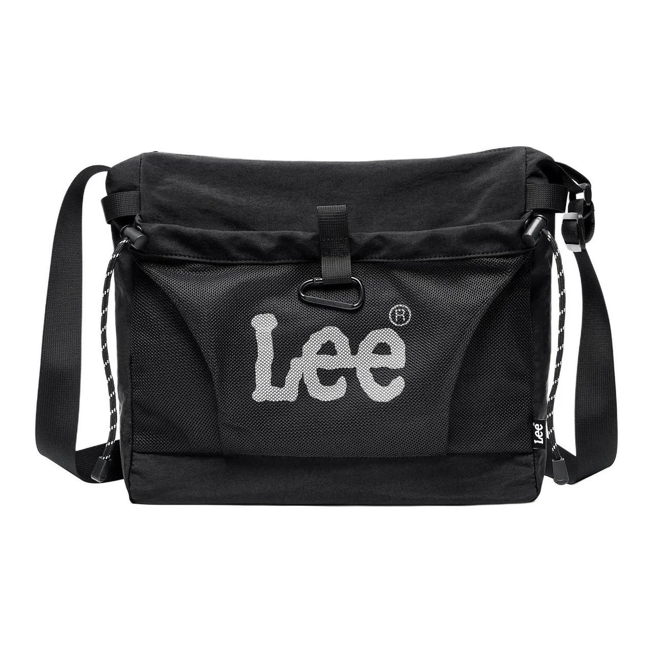 Сумка через плечо для бизнеса и путешествий Lee co-branded ткань унисекс мужской обсидиановый черный серо-зеленый