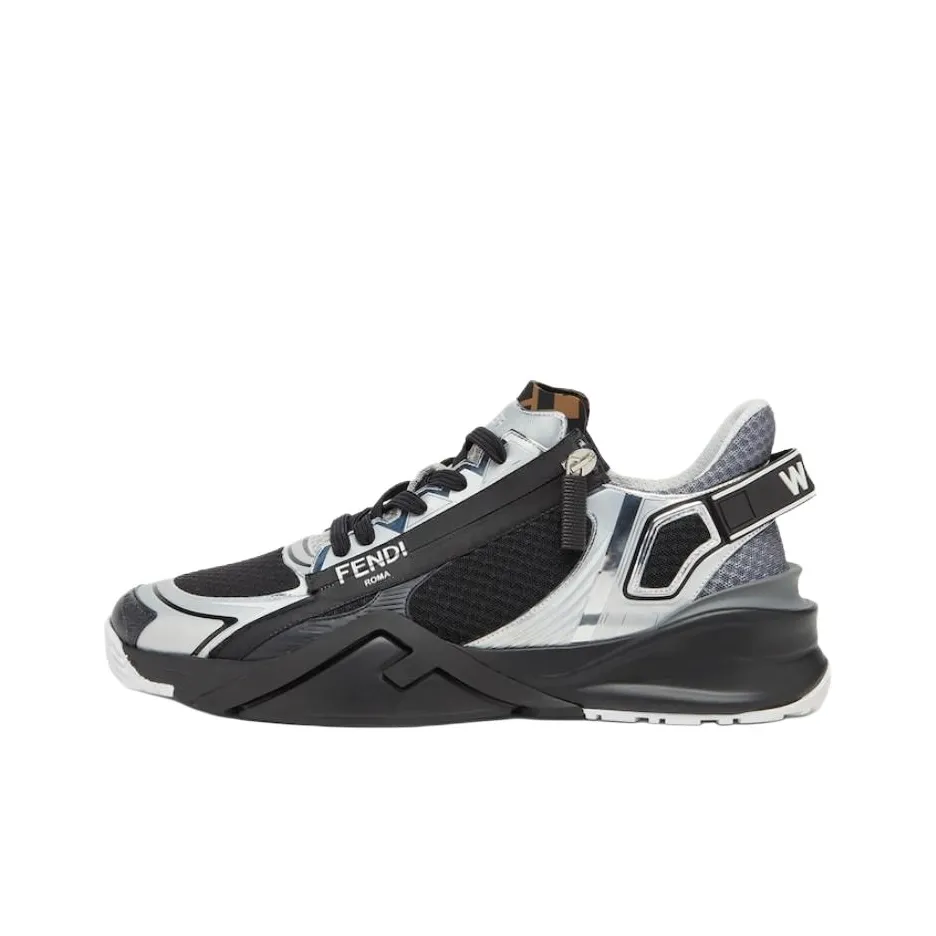 FENDI Flow Lace Up Sneakers