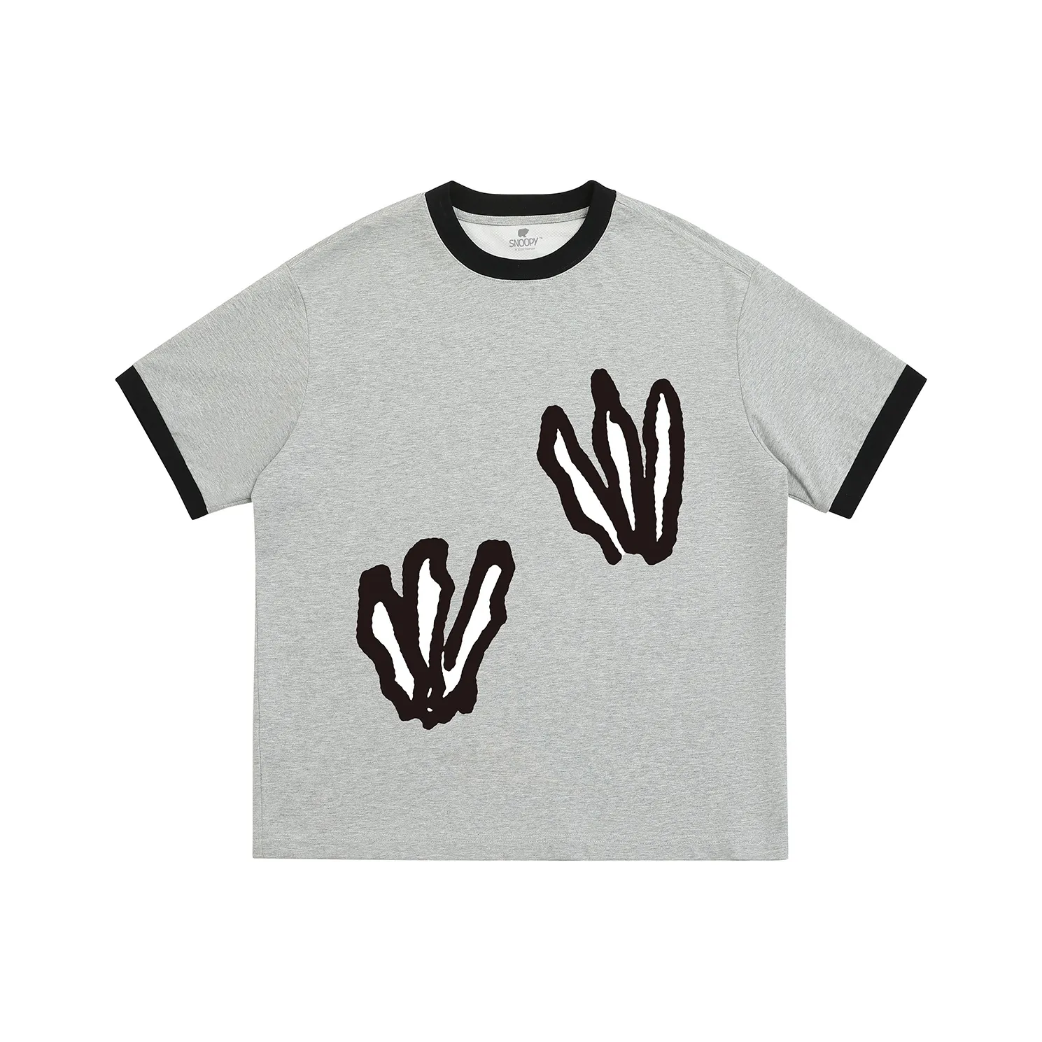 Снупи Серый Женские Футболки