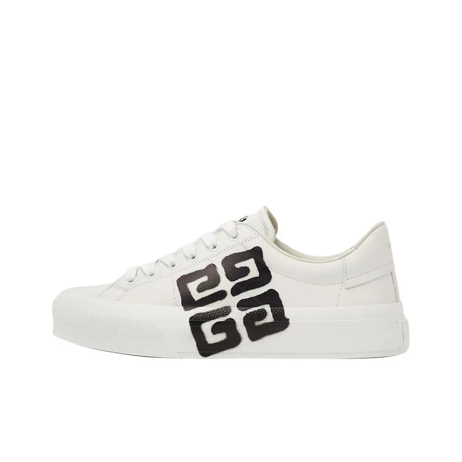 Givenchy Low Top Stylish Skateboarding Shoes Women's White Black