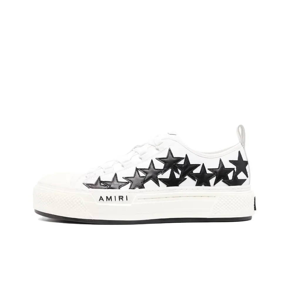 AMIRI Stars Court Low White Black