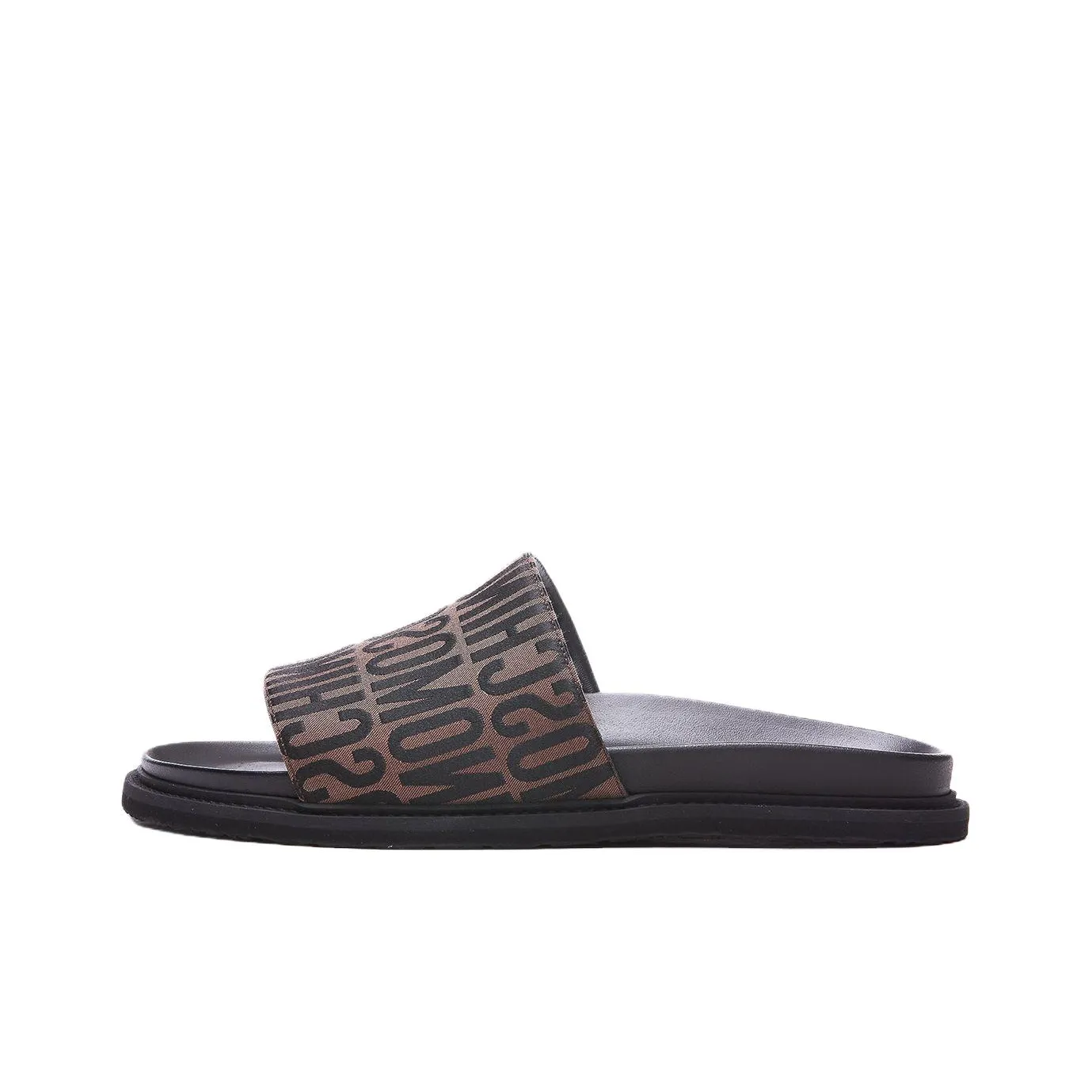 MOSCHINO Monogram-jacquard Slides