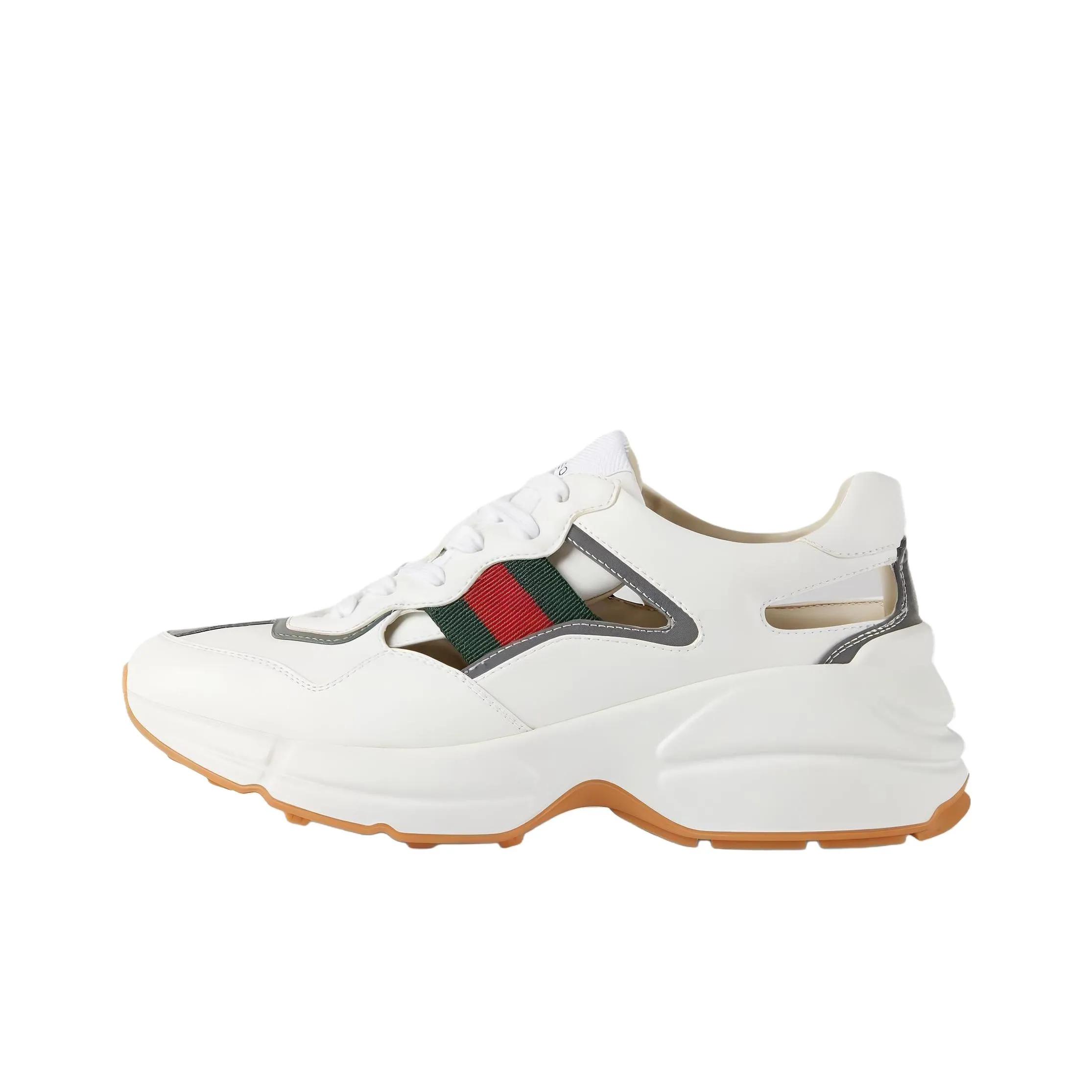 GUCCI Rython Cut Out White Women's