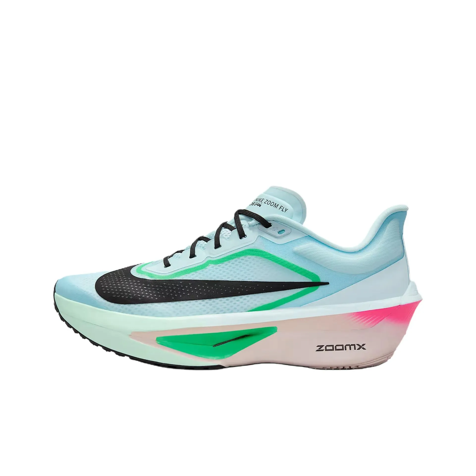 Nike Zoom Fly 6 Устойчивые к истиранию Низкие Беговые кроссовки Мужские Синие