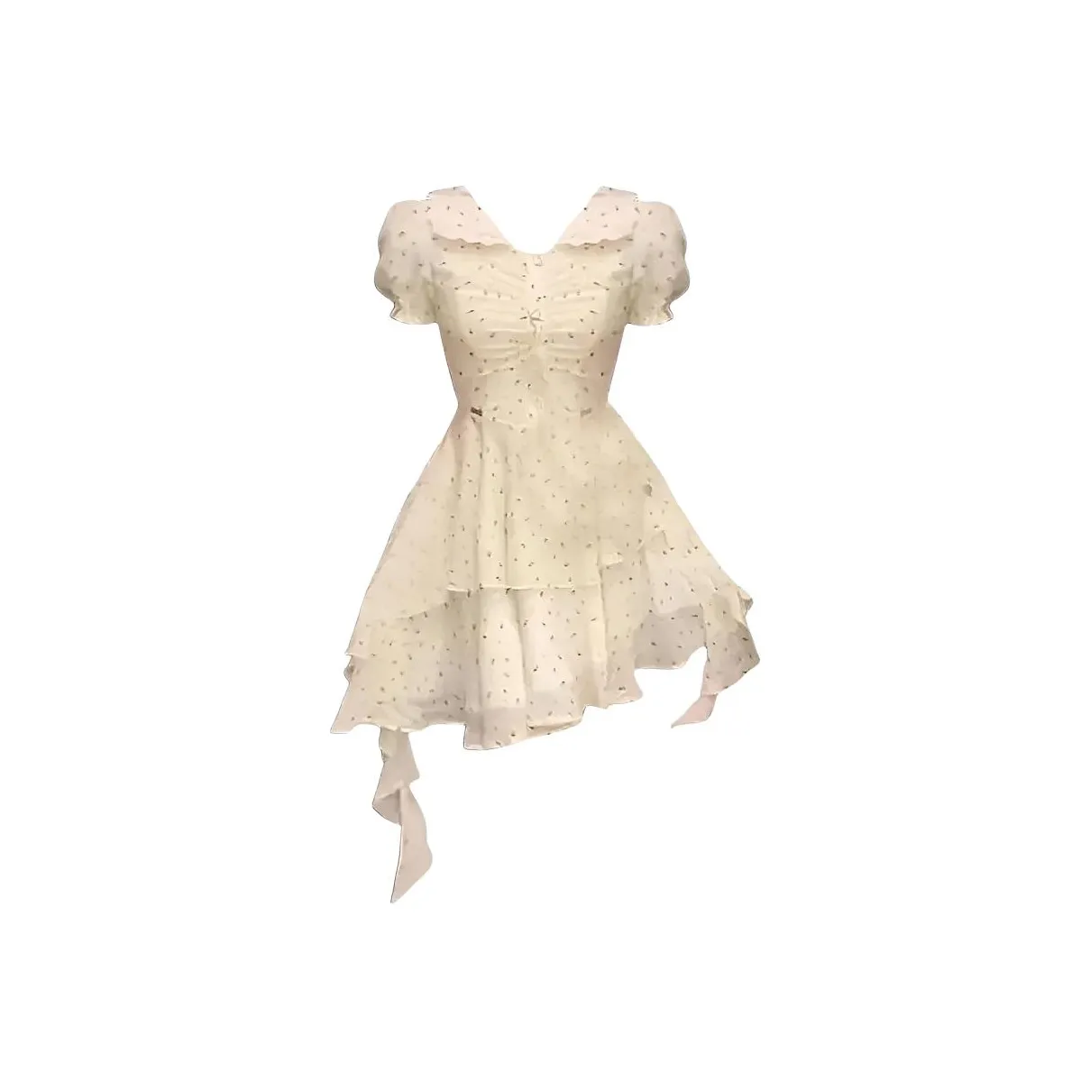 COHX Короткий рукав Платье Женское