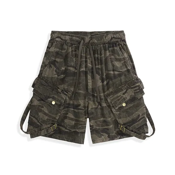 UNAPS Карго Шорты Модные Свободного кроя Длина до колена Брюки Унисекс