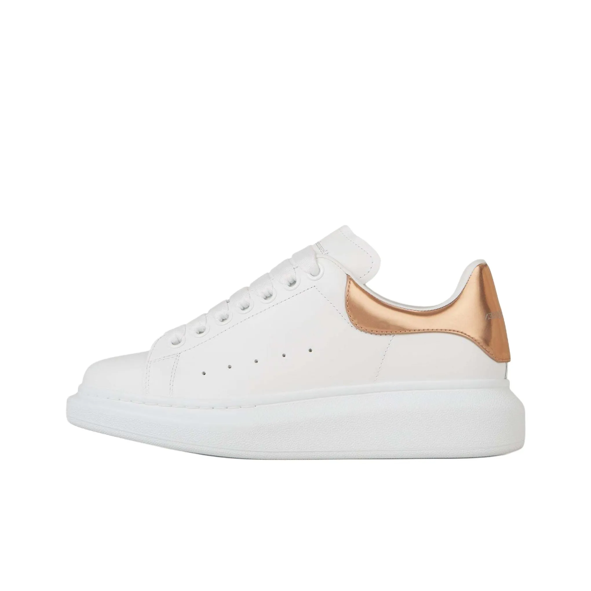 Alexander McQueen Oversized White Rose Gold Women's