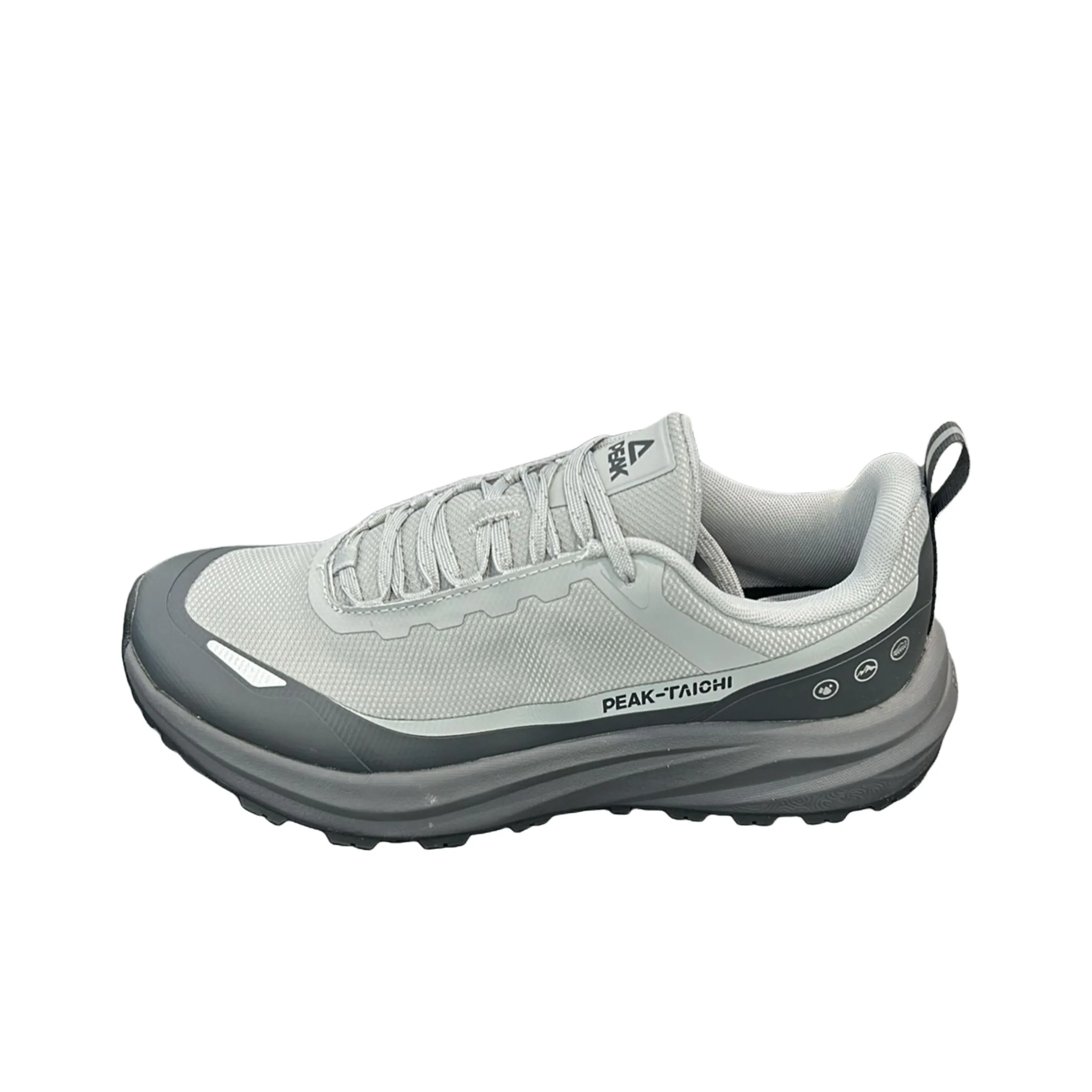 PEAK Устойчивый к истиранию Влагоотводящий Низкий Топ Походная обувь Мужской Серый
