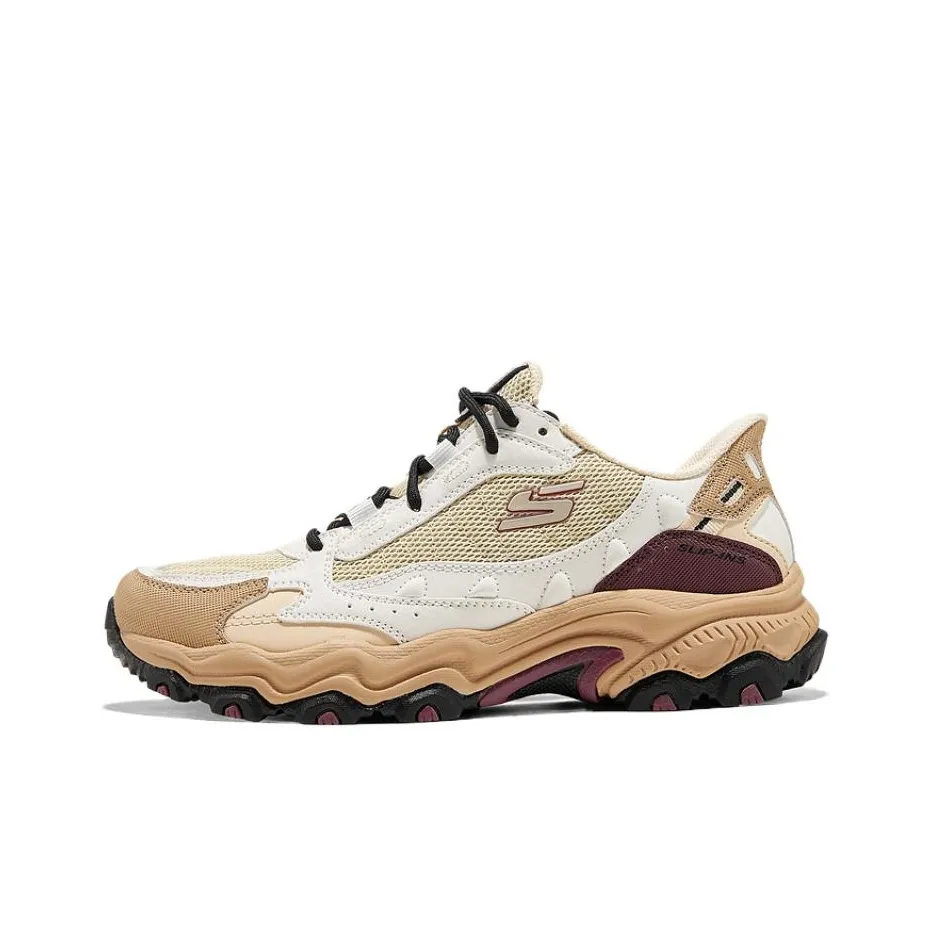 Skechers Устойчивая к истиранию Сцепление Низкий Топ Альпинистская Обувь Женская Белая Умбра