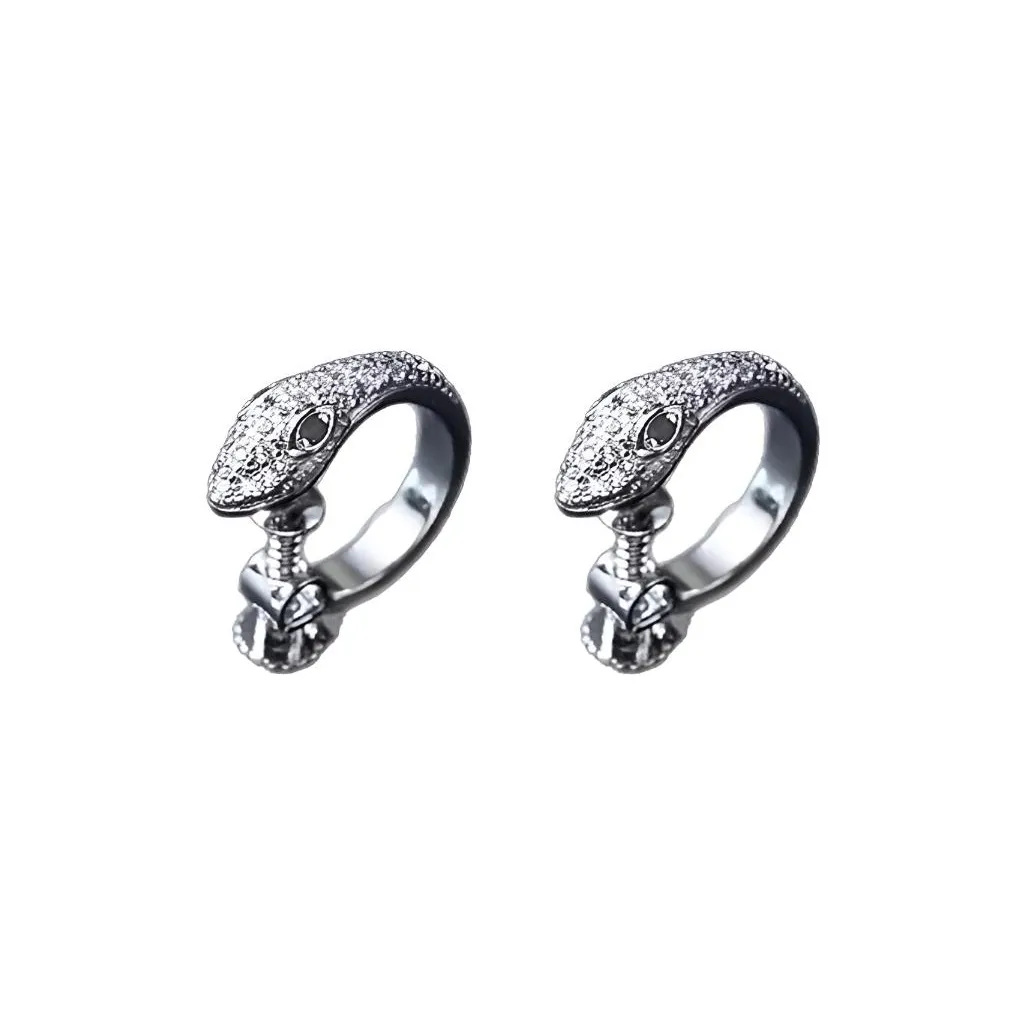 GUDUD Сплав Нижняя заколка On Серьги Унисекс