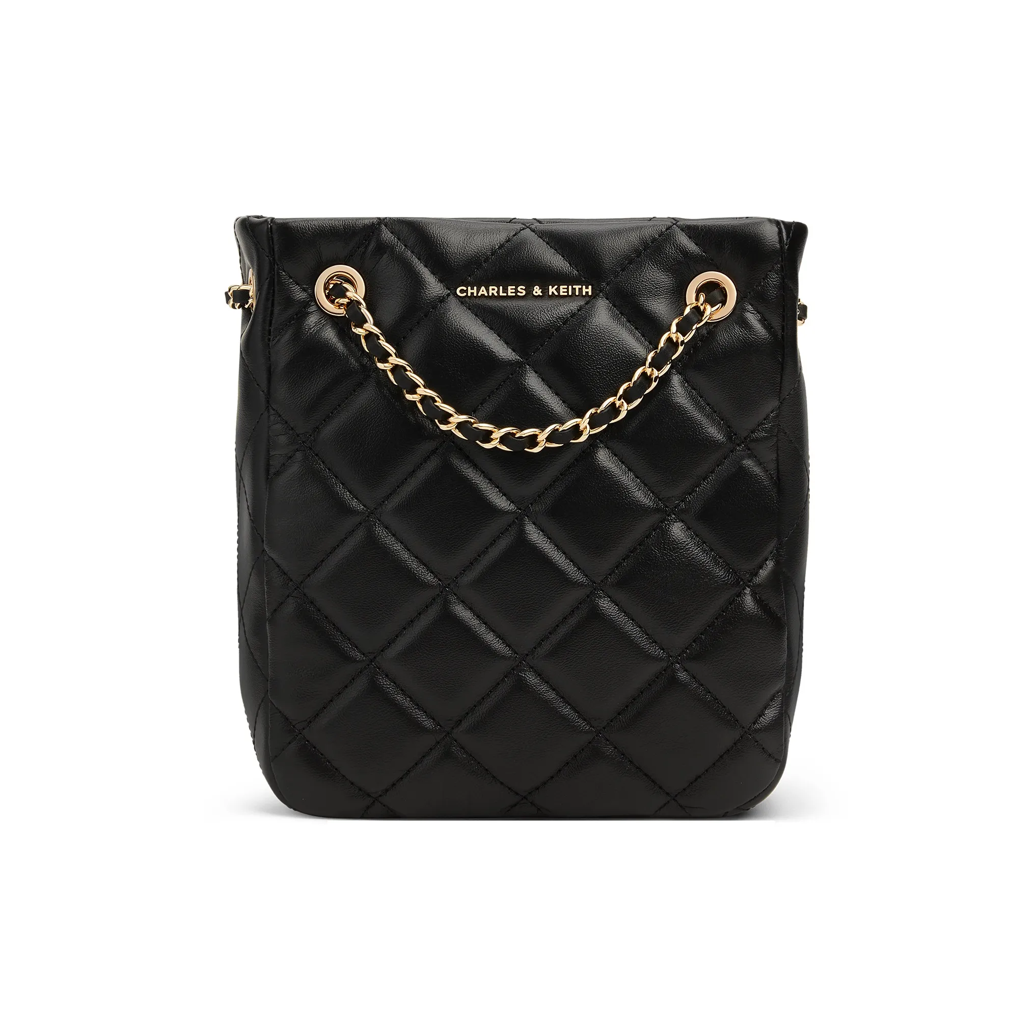 CHARLES KEITH ПУ (полиуретан) Сумка через плечо маленькая сумка на плечо женская молочно-белый черный светло-розовый