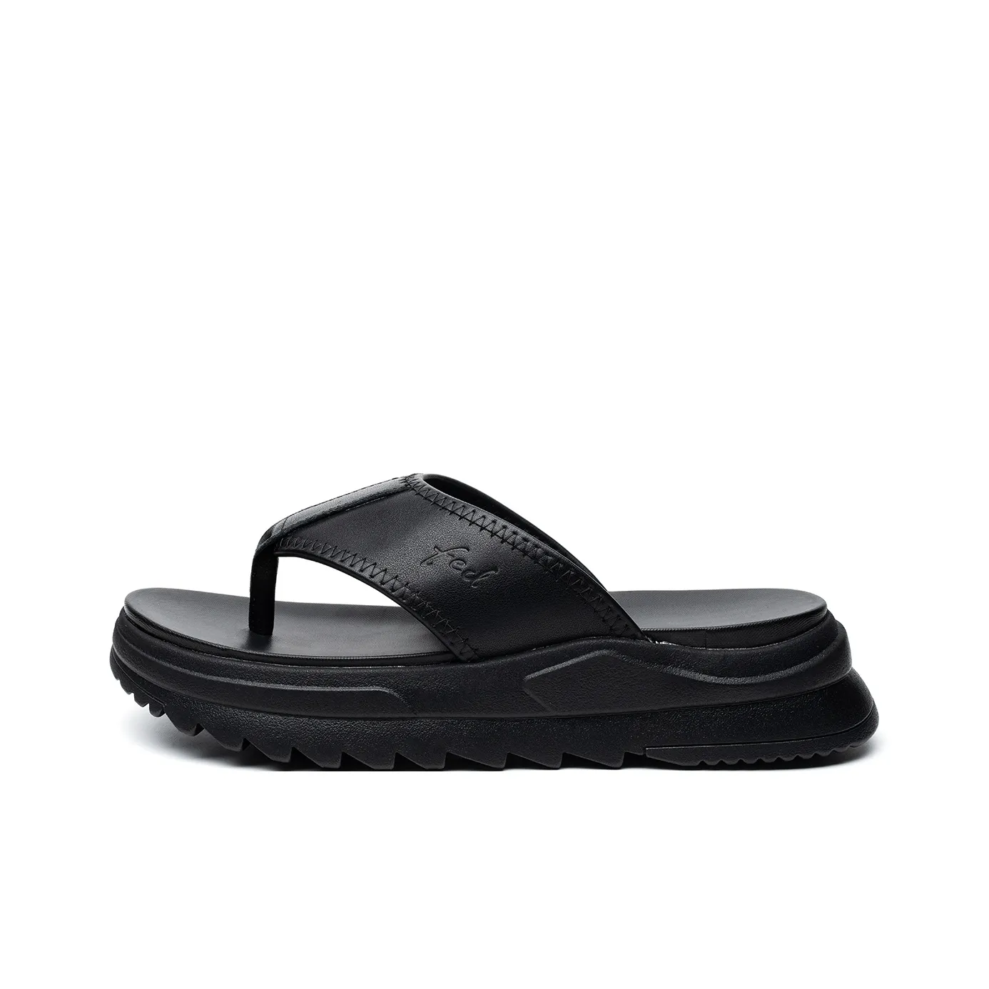 FED Пена Подошва Шлепанцы Мужские Черные