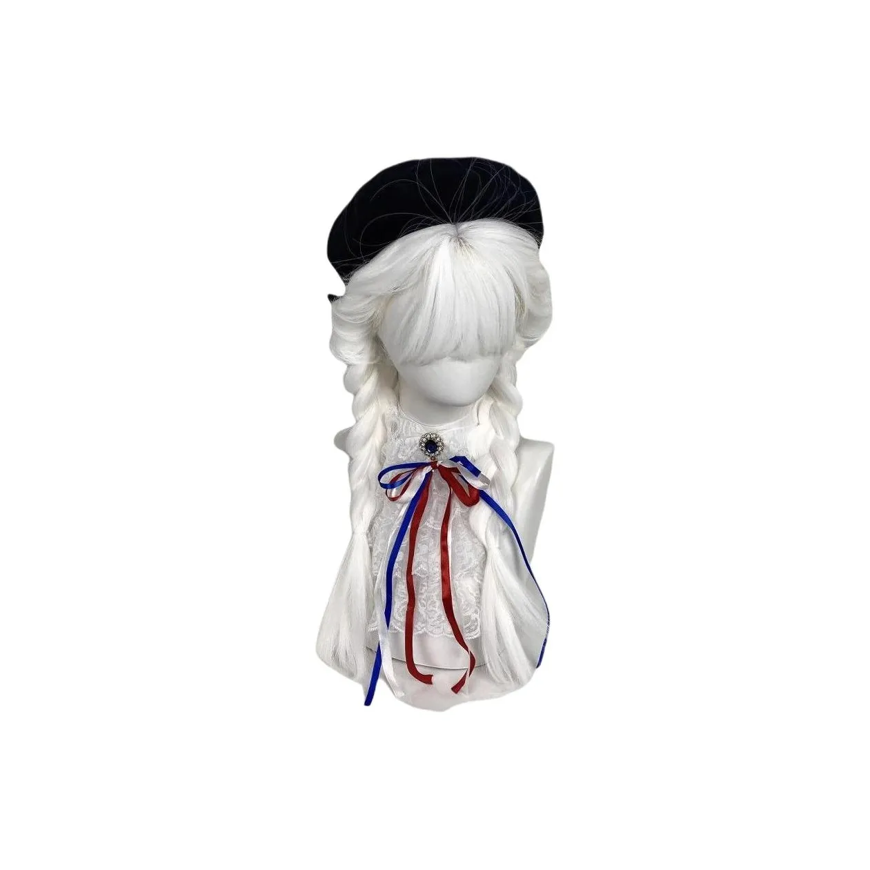 Gentle Welcome Женские Унисекс Перука Чисто Белый Длинные Прямые Волосы Женский Индивидуальный Заказной Приватный Милый Ободок