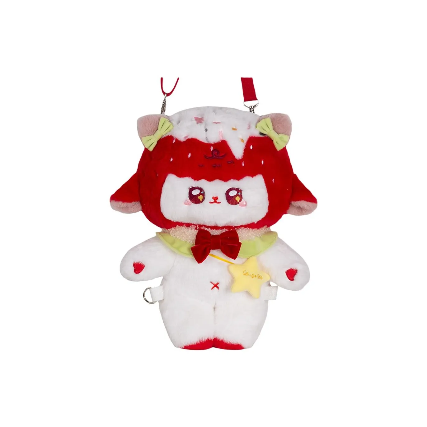 Lovely Lota Плюшевый Рюкзак Женские Красный