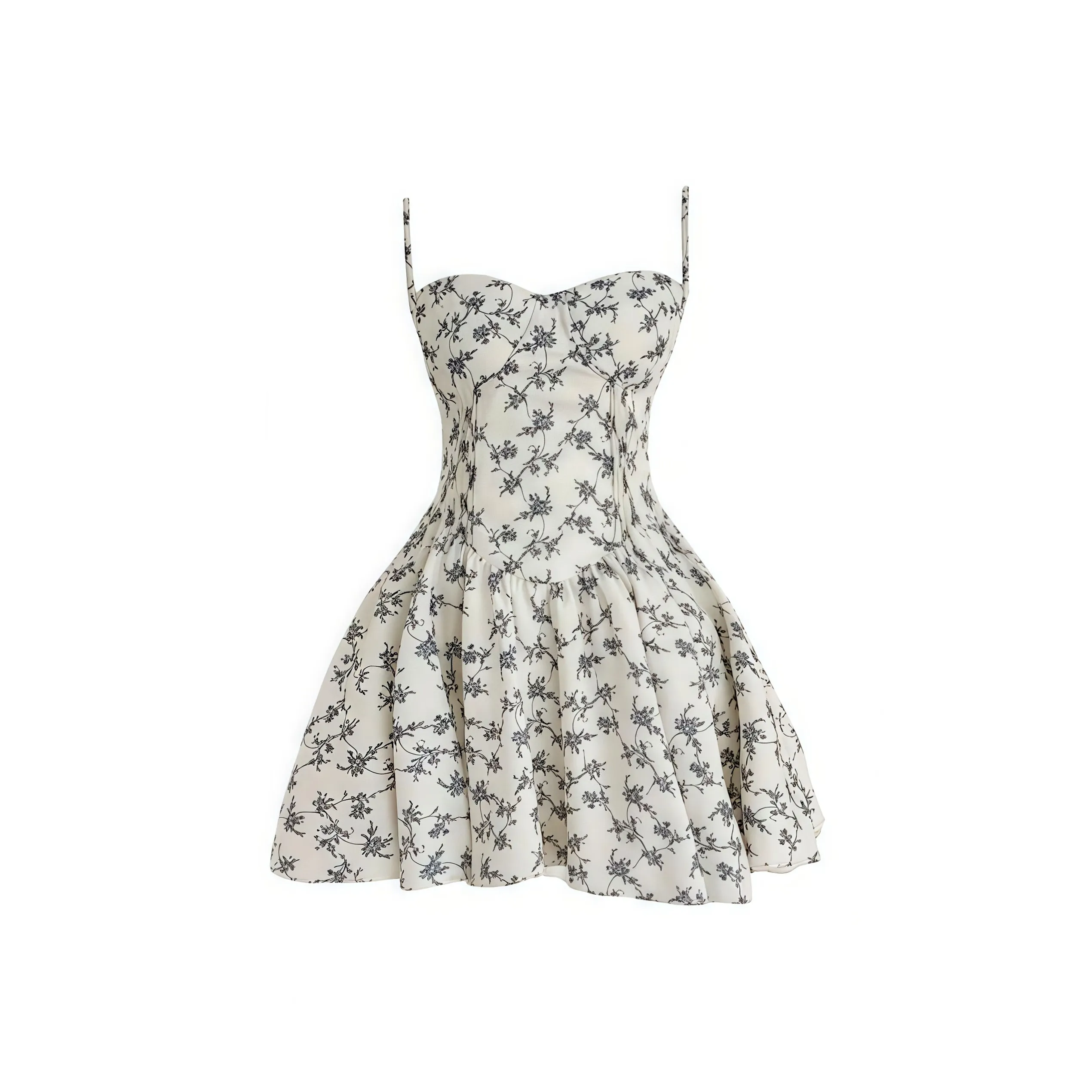 Nathania Бело-голубая керамика Нижняя юбка Платье Женские Слиплатья