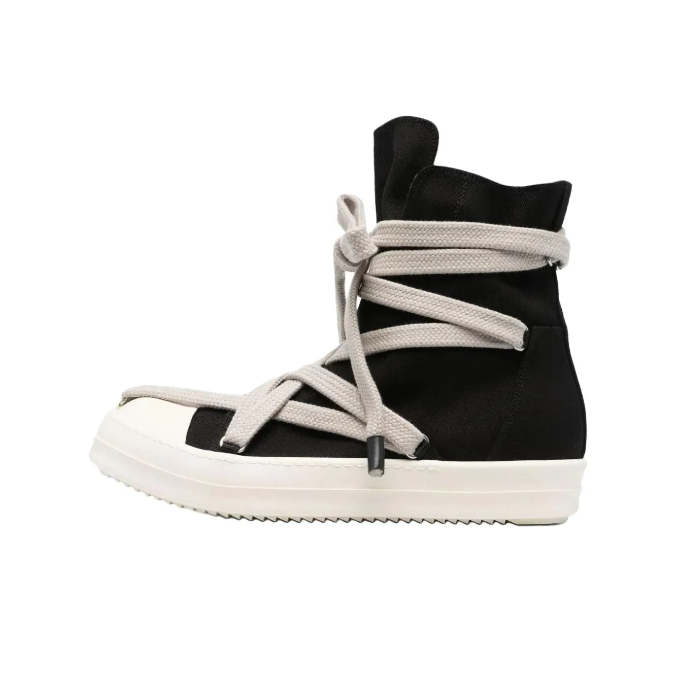 Rick Owens DRKSHDW Hexa High Black Pearl Milk Fat Lace