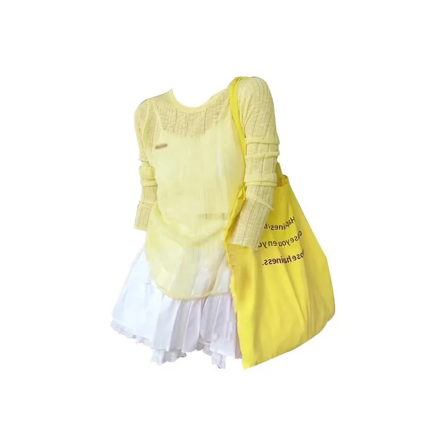 MARIE·COCO Желтый COVER UP+Юбка Женские Комплекты с юбкой