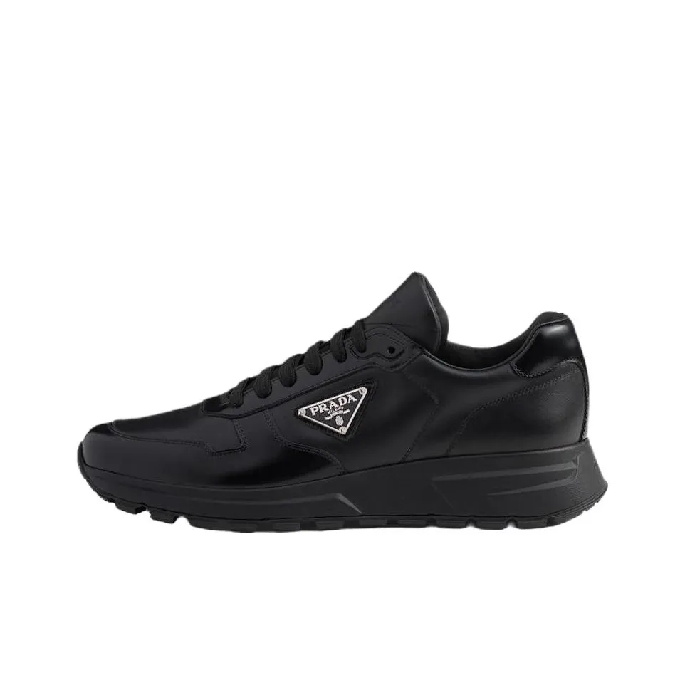 PRADA Low Top Casual Shoes Men's Black