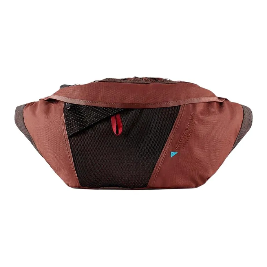 KLATTERMUSEN 7L Sling Bag One Shoulder Crossbody Fanny Pack Outdoor Bag Recycled Nylon Black Merlot Unisex